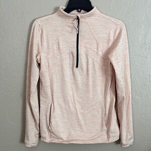 T by Talbots HALF ZIP MOCK NECK PULLOVER Activewear Leisure Casual Women’s XS